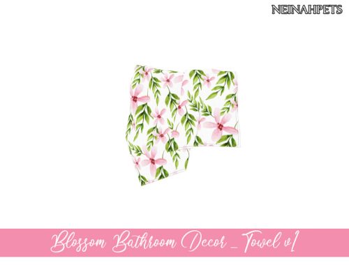 Blossom Bathroom Decor {Mesh Required}