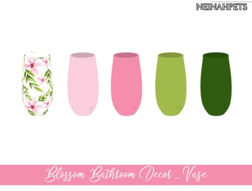 Blossom Bathroom Decor {Mesh Required}