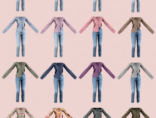 Blouse & jeans at RIMINGs