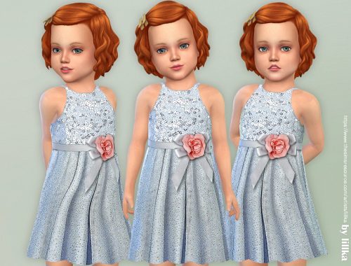 Blue Bow Dress