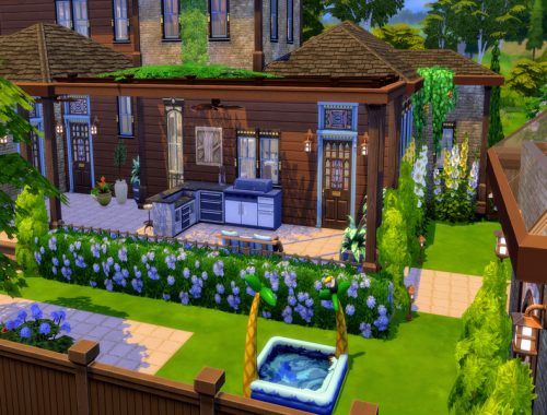 Blue Colonial