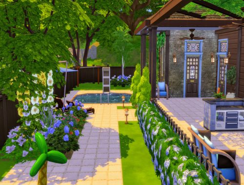 Blue Colonial