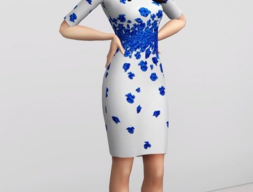 Blue Lasa Poppy Dress at Rusty Nail