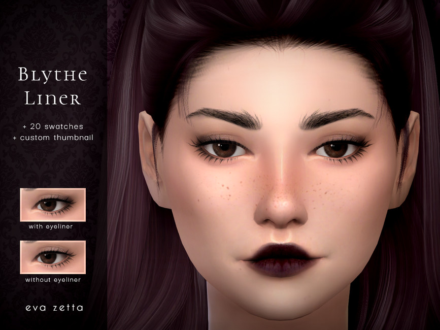 Blythe Eyeliner Eva Zetta The Sims 4 Catalog