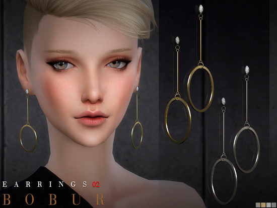 Bobur Earrings 02 - The Sims 4 Catalog