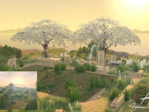 Bohemian Bluffs Outdoor Wedding Venue by Lahawana at Mod The Sims