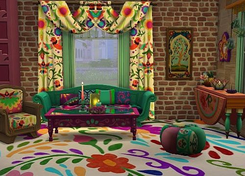 Bohemian Comfort livingroom by Avalanche at Sims Marktplatz