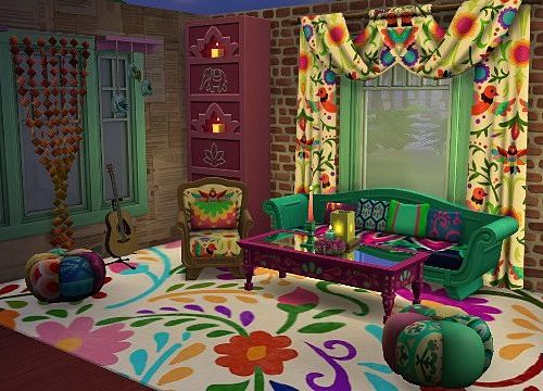 Bohemian Comfort livingroom by Avalanche at Sims Marktplatz