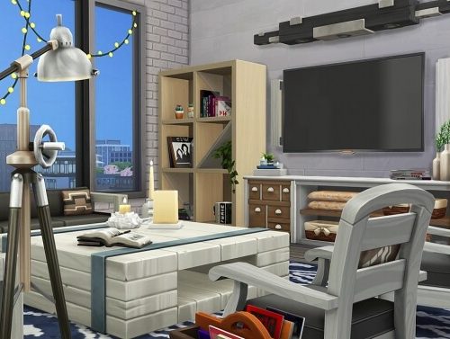 BOHEMIAN ROOMMATES DREAM APARTMENT at Aveline Sims