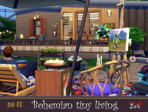 Bohemian Tiny Living