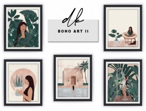 Boho Art II at DK SIMS