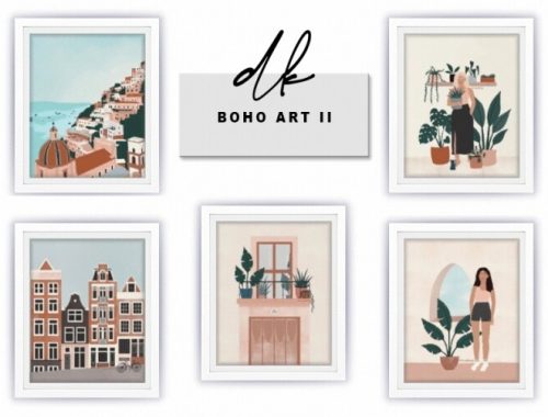 Boho Art II at DK SIMS