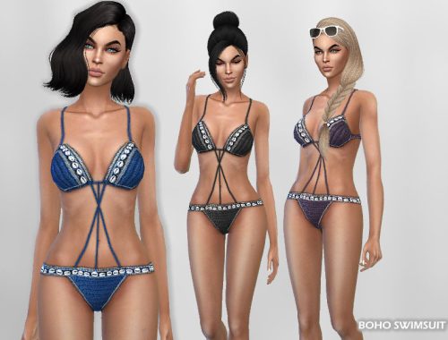 Boho Crochet Swimsuit