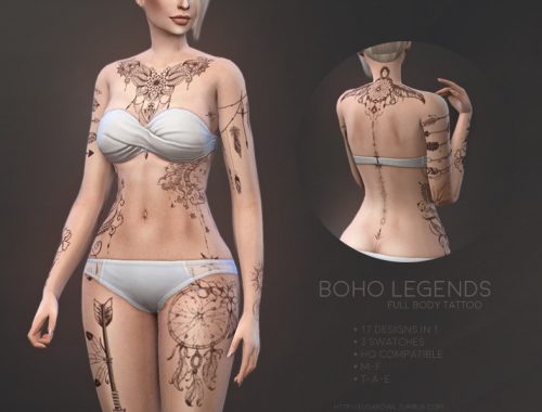 Boho Legends | Full body tattoo