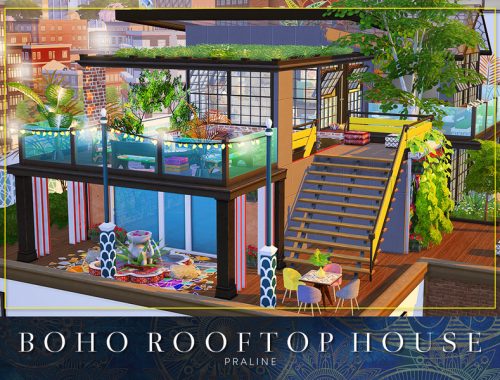 Boho Rooftop House