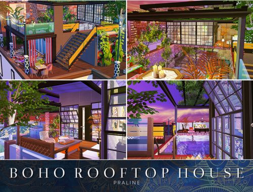 Boho Rooftop House