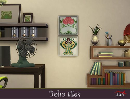 Boho wall tiles