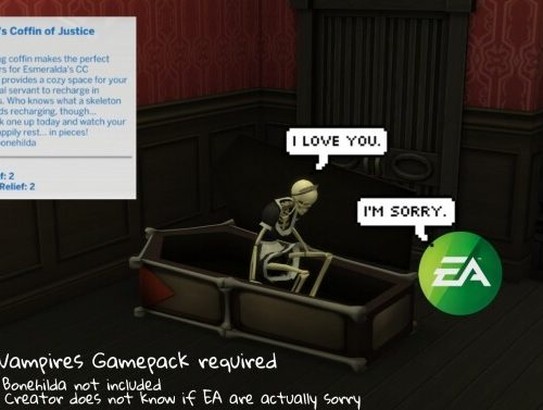 Bonehilda’s Usable Coffin of Justice by CommodoreLezmo
