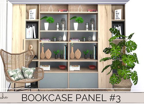 Bookcase panels #2 & 3 at Dinha Gamer
