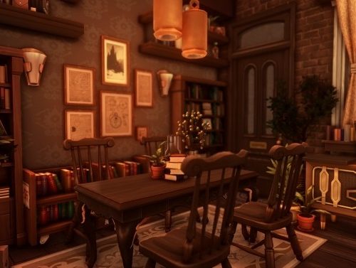 Bookish apartment at a-winged-llama