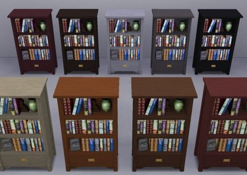 Bookshelves from TS3 by TheJim07 at Mod The Sims