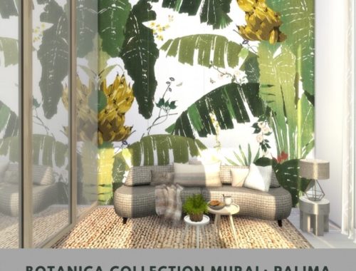 Botanica Collection Mural at Simspiration Builds