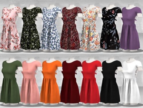 Bow Back Summer Dress