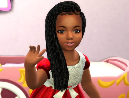 Box Braids Side for Toddler
