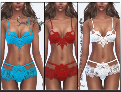 Bra with lace border