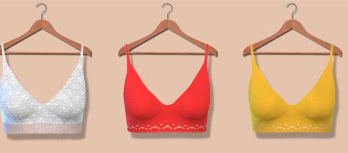 Bralettes at Descargas Sims