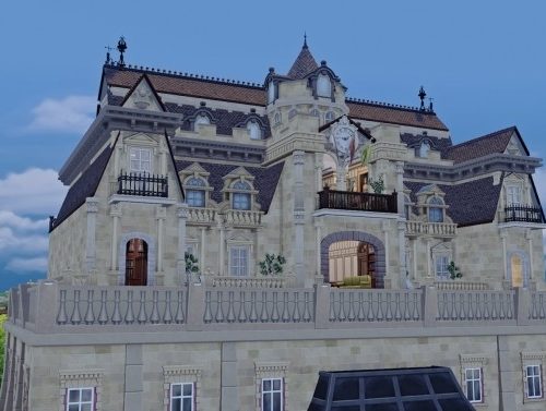Britechester Student Dorm Hall at Akai Sims – kaibellvert