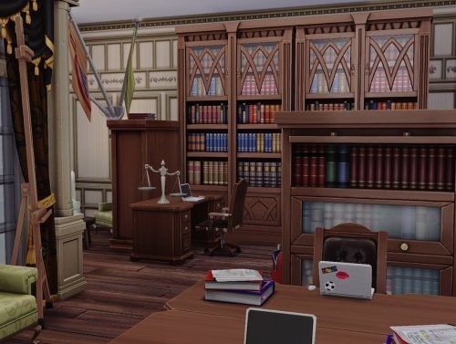 Britechester Student Dorm Hall at Akai Sims – kaibellvert