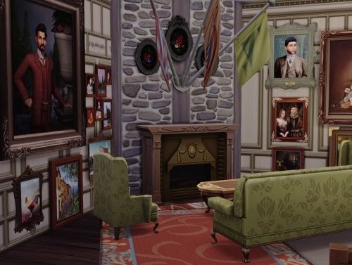 Britechester Student Dorm Hall at Akai Sims – kaibellvert