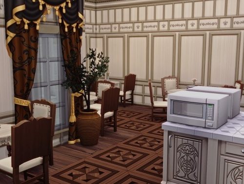 Britechester Student Dorm Hall at Akai Sims – kaibellvert