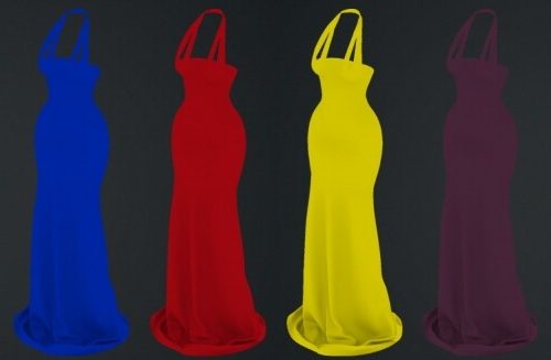 BRITNEY GRAMMY DRESS by Thiago Mitchell at REDHEADSIMS