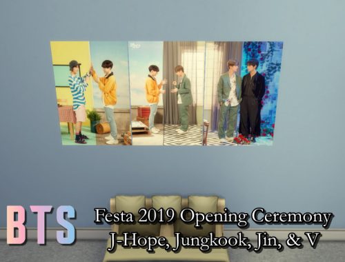 BTS Festa2019 Opening Ceremony Posters REQUIRES GET TO WORK
