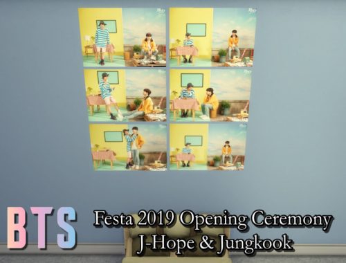 BTS Festa2019 Opening Ceremony Posters REQUIRES GET TO WORK