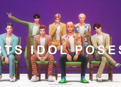 BTS IDOL Pose Pack at Helga Tisha