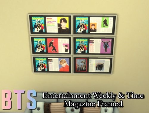 BTS Magazines Framed REQUIRES CITY LIVING