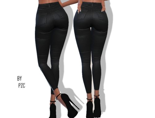 Bubblegum Black Summer Denim Jeans