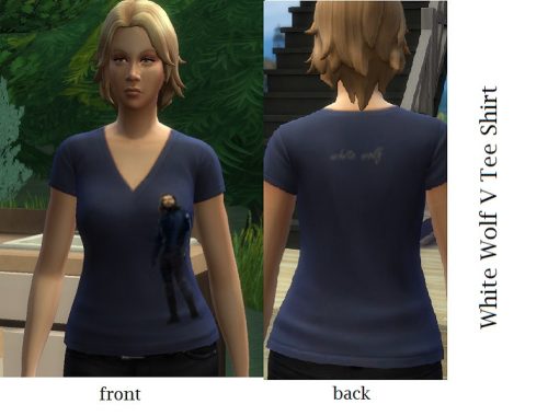 Bucky Barnes/White Wolf V-Neck Tee Recolor