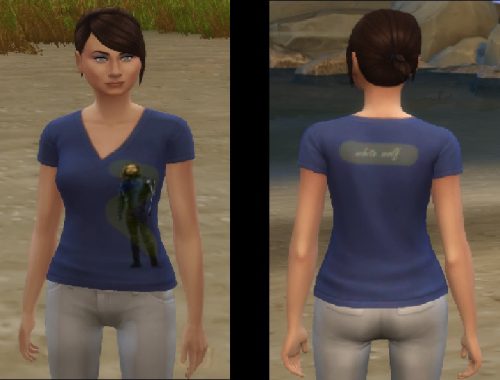 Bucky Barnes/White Wolf V-Neck Tee Recolor