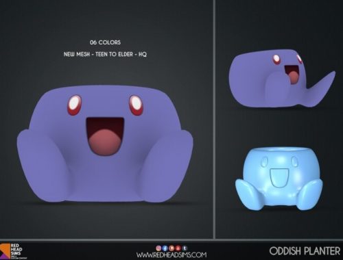 BULBASAUR + ODDISH PLANTER by Thiago Mitchell at REDHEADSIMS