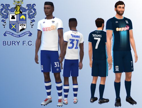 Bury FC Kit 2018/19   fitness needed