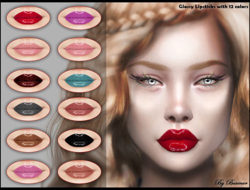 [Busenur41] Glossy Lipsticks with 12 Colors