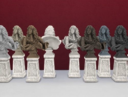 Bust of Louis XIV by TheJim07 at Mod The Sims