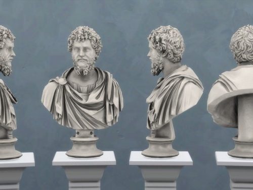 Bust of Septimius Severus by TheJim07 at Mod The Sims