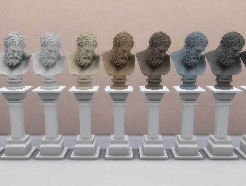 Bust of the Farnese Hercules by TheJim07 at Mod The Sims