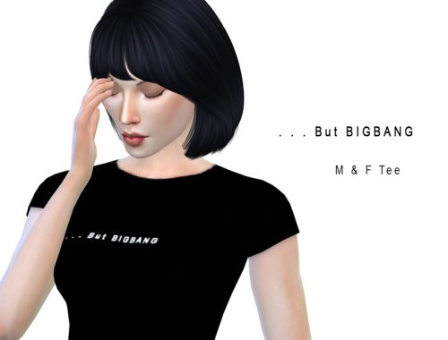 ...But BIGBANG . . . Tees F & M Set