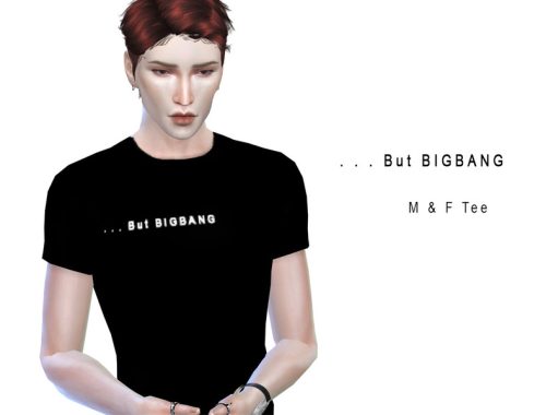 ...But BIGBANG . . . Tees F & M Set